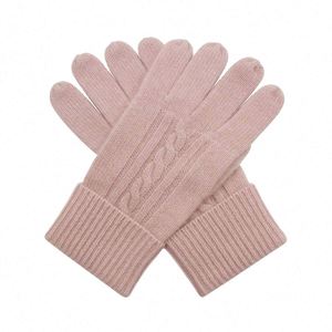 Guantes de Cachemira Baratos al por Mayor para Mujer, Guantes Tejidos de Invierno Cálidos y a la Moda - Product Image 1