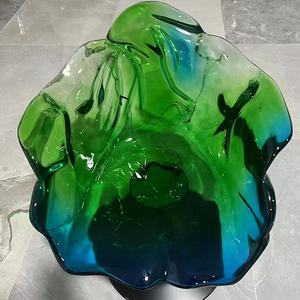 Tabouret de bar en pétale de meubles d'art en résine d'intérieur haut de gamme pour salon, salle à manger, entrée de mariage et chambre à coucher, chaise d'hôtel-loisirs - Product Image 5