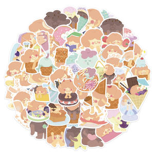 50 pièces d'autocollants japonais originaux kawaii série complète mixte pour ordinateur portable, guitare, bouteille <span class=keywords><strong>de</strong></span> bagage - Product Image 4