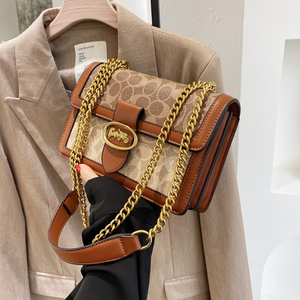 <span class=keywords><strong>Bolso</strong></span> Bandolera Pequeño Cuadrado de <span class=keywords><strong>Cadena</strong></span> Retro Moderno y a la Moda para <span class=keywords><strong>Mujer</strong></span> con Estampado de Personajes y Forro de Poliéster - Product Image 2