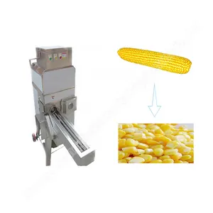 Paslanmaz çelik TATLI MISIR harman makinesi/taze mısır taneleme makinesi çok fonksiyonlu mısır harman