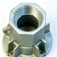 Boîtier de bride en métal moulé sur mesure de haute qualité avec filetage interne, pièces de machines industrielles, composants moulés durables