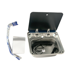 Bon <span class=keywords><strong>prix</strong></span>, fourgon, camping-car, remorque, <span class=keywords><strong>caravane</strong></span>, bateau, lavabo à la main en acier inoxydable, évier à cuvette unique pour camping-car - Product Image 3