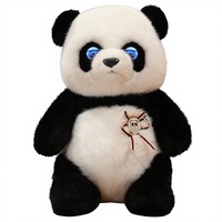 Peluche Panda Intelligente IA Transfrontalière Ultra Douce Décoration Maison Rembourrage Coton PP Anti-Stress Coffret Cadeau Mariage 30CM UV