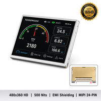 Modul LCD TFT Resolusi Tinggi TMK 2.0 Inci 480x360 IPS 500 Nits Antarmuka MIPI 24 PIN Layar Tertanam Industri