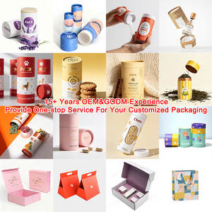 Contenitore in Carta Organica per Alimenti, Tubo Vuoto per Conservazione di Proteine in Polvere e Cioccolato, Packaging Personalizzabile - Product Image 6