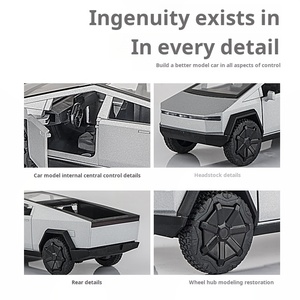 JY 3610A 1:32 Veicolo Fuoristrada in Lega Metallica Pressofusa con Batteria al Litio, Suono e Luci, Auto Giocattolo a Retrocarica, Regalo <span class=keywords><strong>per</strong></span> Bambini - Product Image 6