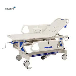 Alüminyum alaşımlı çerçeve hastane hasta taşıma mobil tıbbi acil sedyesi