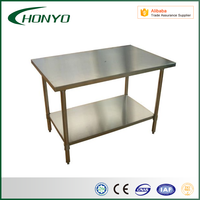 Table de travail en acier inoxydable de qualité industrielle pour le traitement des fruits et légumes, taille personnalisée, haute efficacité, usines alimentaires