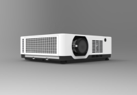 Projecteur laser 6500 lumens avec déplacement de la lentille verticale et horizontale pour une installation flexible au plafond, salle de conférence