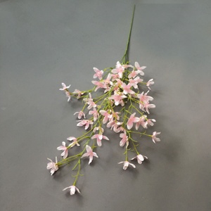 Soie Février Orchidée Fleurs Artificielles Orychophragmus violaceus pour La Maison De Mariage Table Vase Décor - Product Image 2