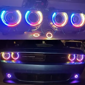 Led RGB sıralı farlar kitleri için 2015 2016 2017 2018 2019 2020 2021 Dodge Challenger