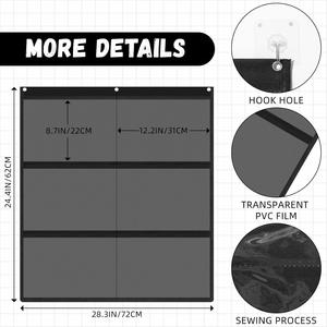 Hanging Wall File Organizer <b>Document</b> <b>Holder</b> for Classroom Office, Teacher Demonstration Display of Drawings School Supplies - Product Image 3