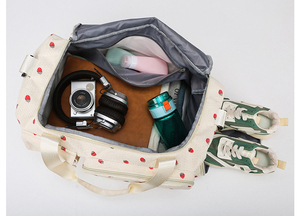 <span class=keywords><strong>Sac</strong></span> <span class=keywords><strong>de</strong></span> voyage personnalisable en velours côtelé avec logo, compartiment à chaussures, fermeture éclair et séparation sec/humide, idéal pour le sport - Product Image 4