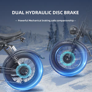 จักรยานไฟฟ้าเสือภูเขาขนาด20*4นิ้วจักรยานไฟฟ้าอลูมิเนียม48โวลต์15Ah 1500วัตต์ความเร็ว<span class=keywords><strong>7</strong></span>นิ้ว - Product Image 5