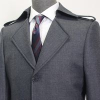 Manteau trench en gabardine 100% laine sur mesure MTM, manteau long fin en laine pour homme, confectionné sur mesure pour les ateliers de couture