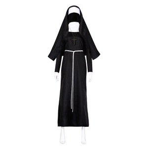 Disfraz de Monja Sexy para Mujer, Superventas, Disfraz Completo de Halloween con Velo y Cruz, Disponible para Fiestas, Juegos de Rol y Mascaradas - Product Image 4