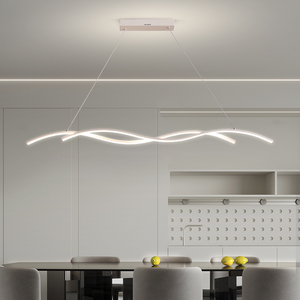 <span class=keywords><strong>Lustre</strong></span> de salle à manger long modèle design personnalisé créatif suspension de bar scandinave <span class=keywords><strong>lustre</strong></span> Wave - Product Image 3