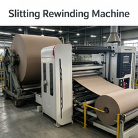 Machine de découpe et de rembobinage de film laminé en papier kraft avec contrôle de tension constante