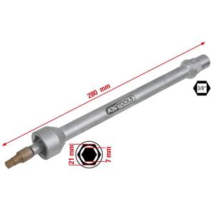 KS TOOLS 3/8 "Herramienta especial de liberación de amortiguador para Mercedes Clase V, 18 mm - Product Image 2