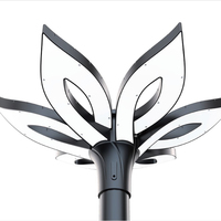 Lampes solaires tout-en-un 30w 50W 120w 200w 300w pour éclairage de Villa 2 Types lampes de jardin à énergie solaire à haute efficacité