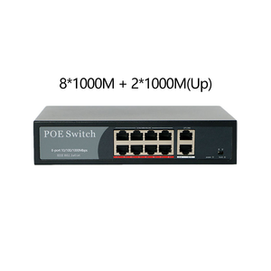 Nuevo Switch POE de 8 Puertos 802.3af/at 10/100/1000Mbps Full-Duplex Uplink RJ45+1*SFP Gigabit Ethernet de Montaje en Rack 48V 120W 3 Años de Garantía - Product Image 4