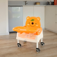 Chaise de salle à manger pour enfants en plastique moderne design TX-9005, courte, multifonctionnelle, portable, apprentissage, utilisation domestique pour enfants