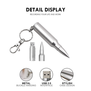 Bán Trực Tiếp Nhà Máy 8Gb 16Gb 32Gb 64Gb <span class=keywords><strong>Usb</strong></span> <span class=keywords><strong>2.0</strong></span> Vàng Bạc Kim Loại Pen Drive <span class=keywords><strong>Bullet</strong></span> <span class=keywords><strong>Usb</strong></span> Stick <span class=keywords><strong>Usb</strong></span> Flash Drive Với Keychain - Product Image 6