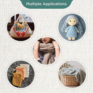 1 Juego de Agujas de Ganchillo <span class=keywords><strong>KnitPro</strong></span> Waves Premium de Aluminio, Color Macaron, Pulido, Herramienta de Tejido DIY para Suéteres, Bufandas y Manualidades con Hilo - Product Image 6
