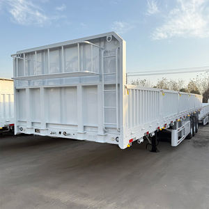 Высокопроизводительный грузовой транспорт 3, 4, 5 осями, механическая подвеска, грузовой прицеп, полуприцеп с боковой стенкой - Product Image 5