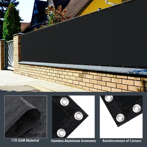 Nhiệm vụ nặng nề 6ftx100ft hàng rào màn hình riêng tư kính chắn gió hàng rào lưới vải bóng râm <span class=keywords><strong>Net</strong></span> bìa cho tường ngoài trời sân vườn hồ bơi boong - Product Image 2