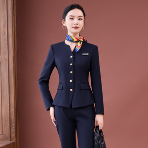 Women's Suit Set 2025 Autumn Elegant Professional Formal Wear Beauty Salon Uniform Small Blazer Anti-Wrinkle Polyester Full - Product Image 3