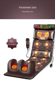 Tappetino Relax totale: sistema di massaggio 3-in-1 per collo, vita e gambe-Shiatsu impastamento, calore regolabile e vibrazione pulsante - Product Image 3