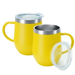 Mug isotherme en acier inoxydable avec poignée, 12 oz - Product Image 2