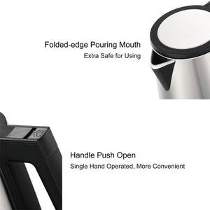 Hervidor eléctrico inalámbrico de acero inoxidable 2023 Guest <span class=keywords><strong>Guess</strong></span> Hotel & Home Use Boutique al por mayor - Product Image 2