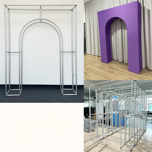 <span class=keywords><strong>Arco</strong></span> 3D per Matrimoni in Lega di Alluminio con Schermo in Tessuto, Supporto per Sfondo, <span class=keywords><strong>Arco</strong></span> per Fiori e Palloncini per Eventi e Cerimonie - Product Image 4