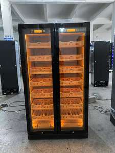 ตู้แช่อาหารสแตนเลส NE-106 พร้อมระบบควบคุมความชื้นและอุณหภูมิแบบสองโซน ประตูกระจกกันฝ้าอัตโนมัติ ทำจากไม้ซีดาร์สเปน ความจุ 860 ลิตร พร้อมคอมเพรสเซอร์ขนาดใหญ่ - Product Image 3