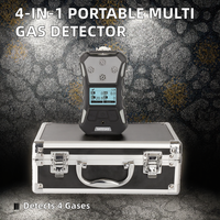 Bombeo 4 en 1 Detector de gas CH4 LEL CO H2S O2 Detector de gas múltiple Uso industrial y de laboratorio portátil Safegas