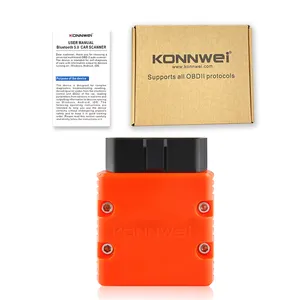 KONNWEI-KW902, Bluetooth ELM327, lecteur de Code de défaut, adaptateur, scanner, prise en charge de l'application IOS/Android, pour voiture