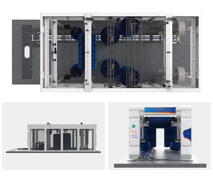 Machine de lavage de voiture automatique à tunnel électrique la plus vendue, haute pression 2200W, système de pré-lavage en acier inoxydable - Product Image 4