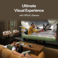 Lunettes AR XREAL Beam Pro 5G, Compagnon de l'Informatique Spatiale, Caméras 3D, Android 14, Prend en Charge Toutes les Applications du Google Play Store, Fabriqué en Chine