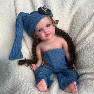 16 ''Baby Girl Realistische Neugeborenen puppen 40cm Reborn <span class=keywords><strong>Doll</strong></span> aus Silikon wie ein echtes Baby Touch Real Authentic - Product Image 1