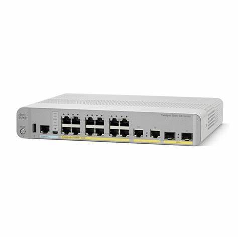 3560-CX 12-port compact Switch Layer 3, POE- 12 x 10/100/1000 Ethernet Ports, 2 SFP&2GE uplinks
