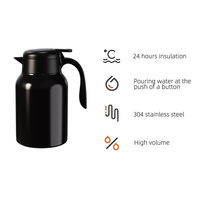 Harga grosir Dallah kustom termos vakum 1,5l Pot teh kopi isolasi panas panas kinerja untuk acara pesta