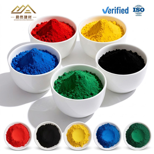 Poudre d'oxyde ferrique Fe2O3 pour céramique, béton, matériaux de construction écologiques, résistants à la décoloration, pigments de revêtement, vente en gros - Product Image 3