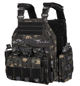 1000D 涤纶 Molle 多功能带扣快速释放战术背心防弹板背带，适用于 10*12 英寸防弹板 - Product Image 3