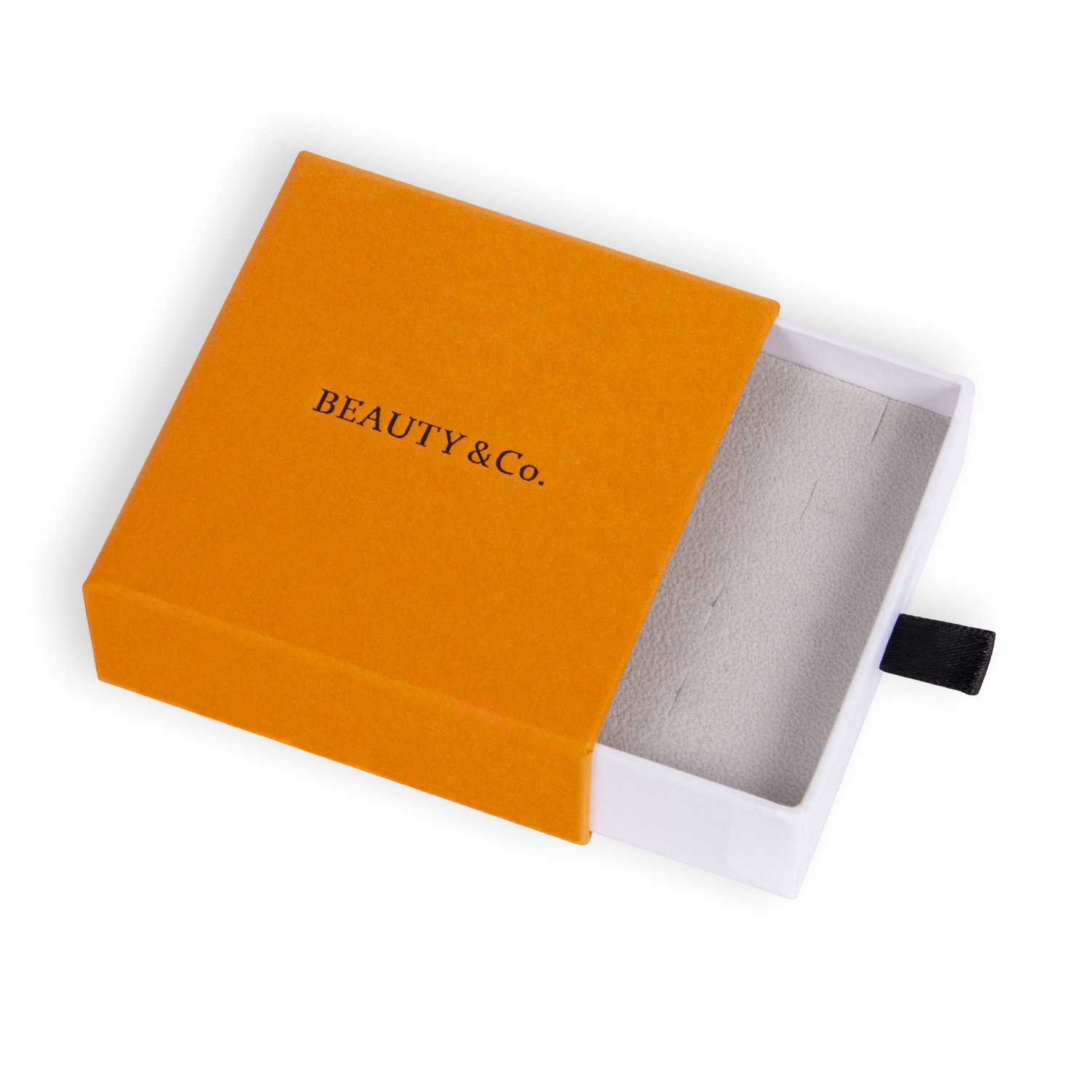 Boîte à bijoux orange