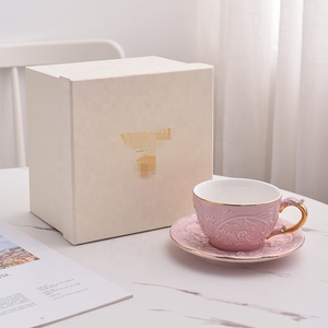 Royal Style Handmade Tea <b>Cup</b> <b>and</b> <b>Saucer</b> New Design <b>Coffee</b> <b>Cups</b> Set - Product Image 4