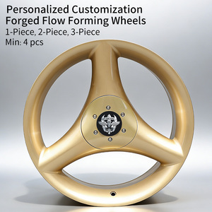 Jantes de luxe FLowtone Wheels, jantes dorées 17 pouces 4x100/114.3 17x8 ET30, jantes <span class=keywords><strong>SSR</strong></span> 8 trous, jantes en alliage pour Toyota Acura Honda - Product Image 2