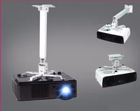 Metall Eck projektor halterung Rack Projektor halter 360-Grad-Kippdecke TV-Halterung Flach bildschirm halter
